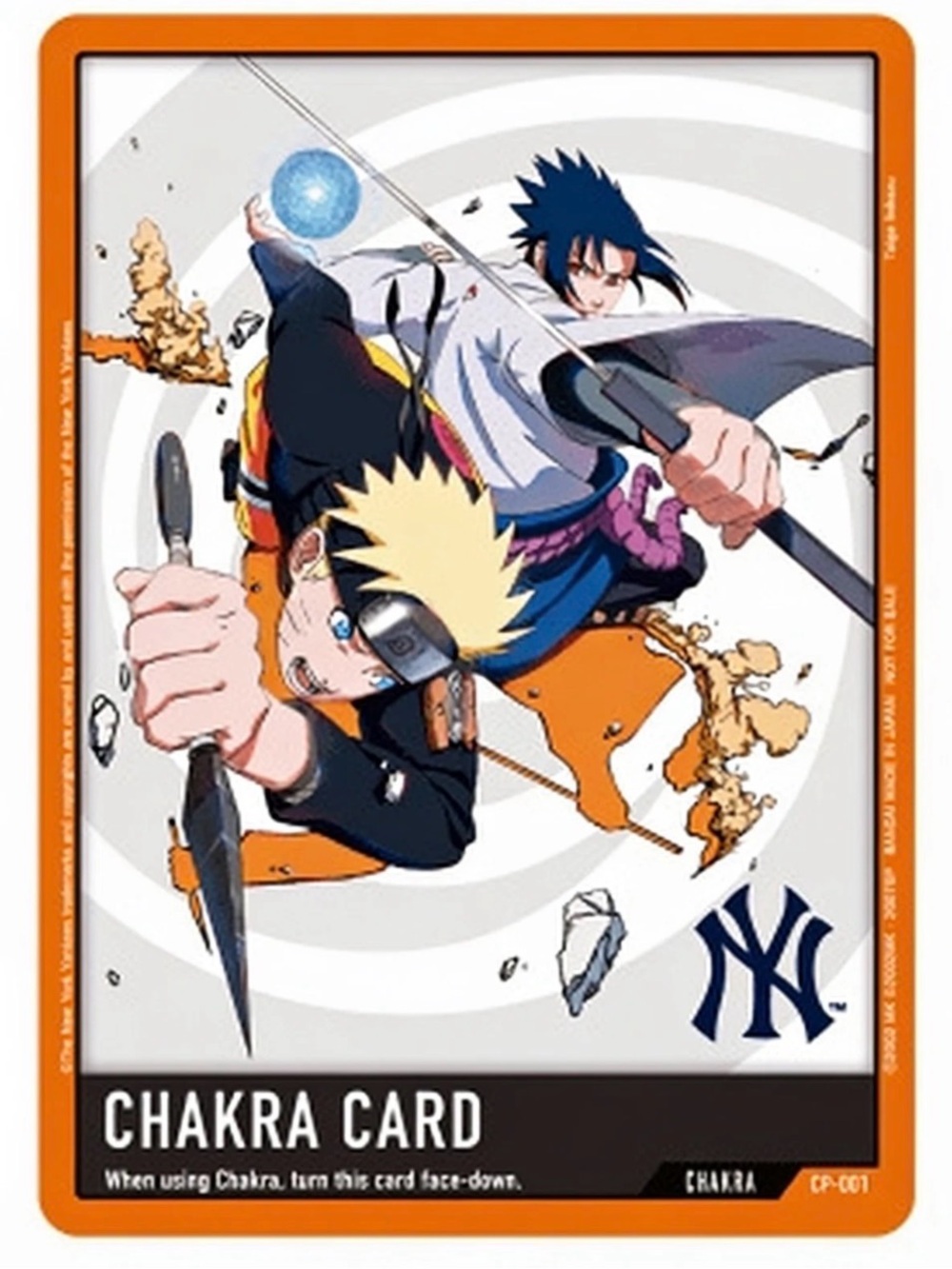 IN HAND New York Yankees X Naruto Exclusive Cards Giveaway SGA 9/8